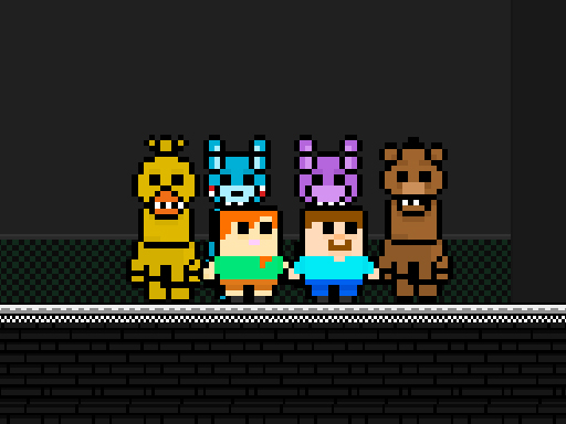 Steve and Alex vs Fnaf - free online Browser game
