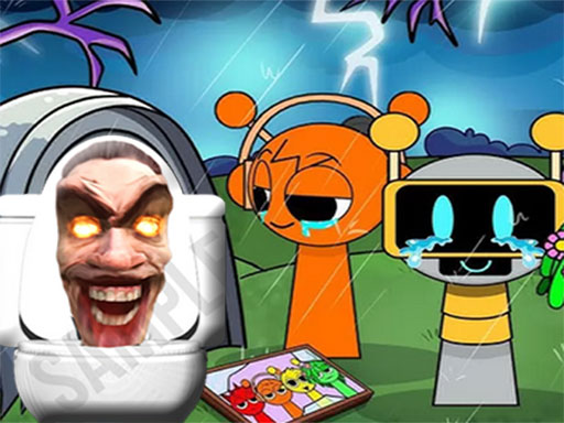 Sprunki Castle Panic Skibidi Toilet - free online Browser game
