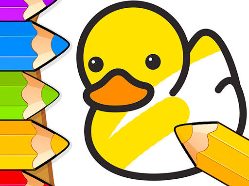 Coloring Games For Kids - free online Browser game