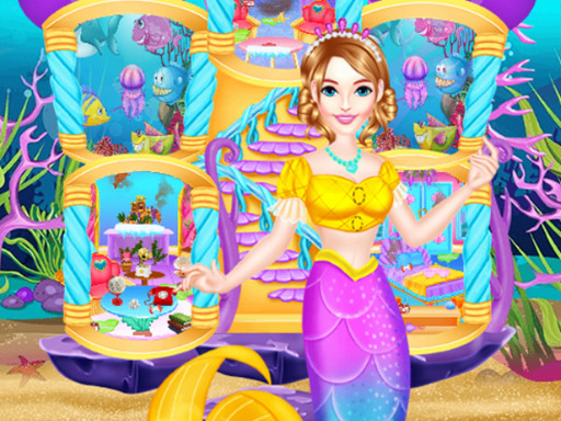 Mermaid House Cleaning And Decorating - free online Browser game