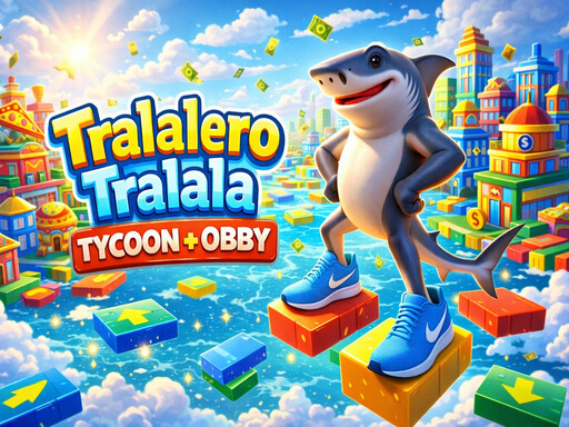 tralalero tralala Tycoon + Obby - free online Browser game