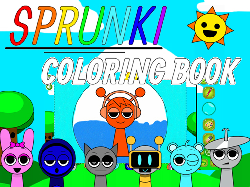 Sprunki Coloring Books - free online Browser game