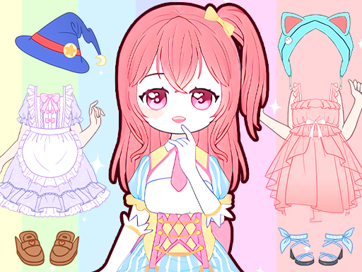 Candy Doll Dress Up - free online Browser game