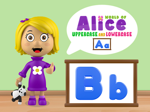 World of Alice Uppercase and Lowercase - free online Browser game