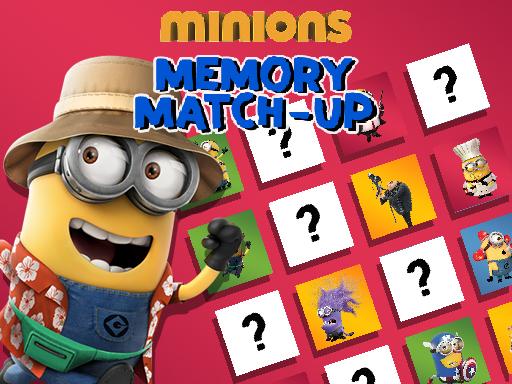 Minions Memory Match Up - free online Browser game
