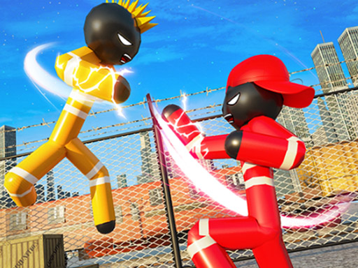 Stickman Police VS Gangsters Street Fight - free online Browser game
