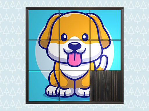 3D Kid Sliding Puzzle - free online Browser game