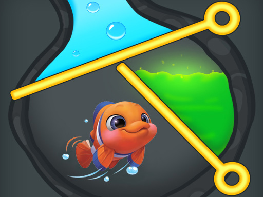 Pull the Pin Fish Rescue - free online Browser game
