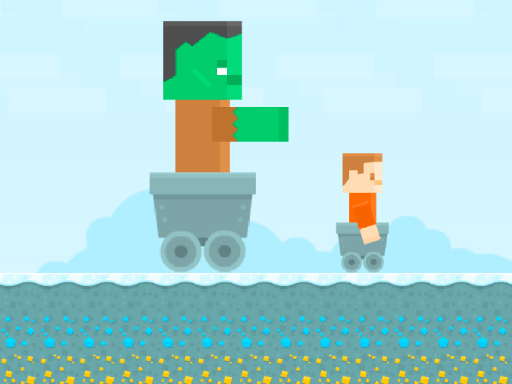 Blockminer Run - free online Browser game