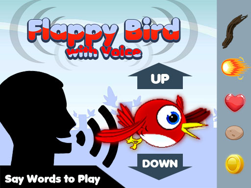 Flappy Bird Play with Voice - free online Browser game
