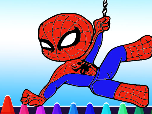 Spiderman Coloring Game - free online Browser game