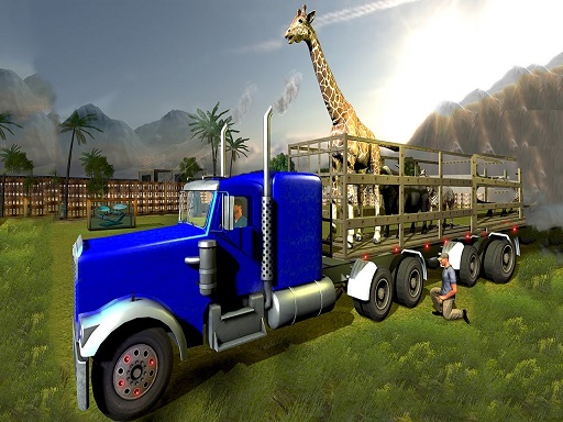 Animal Transport Truck 3D Game 2022 - free online Browser game