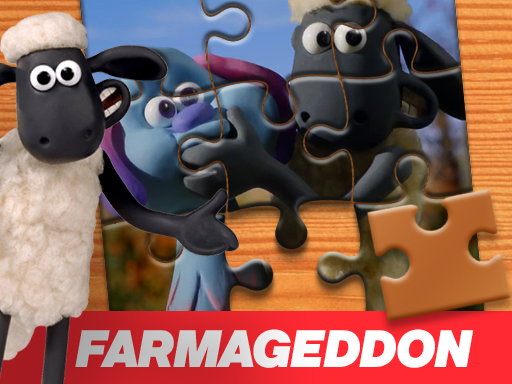 A Shaun the Sheep Movie Farmageddon Jigsaw Puzzle - free online Browser game