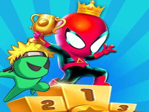 Stickman Fall Guys: Running Race - free online Browser game