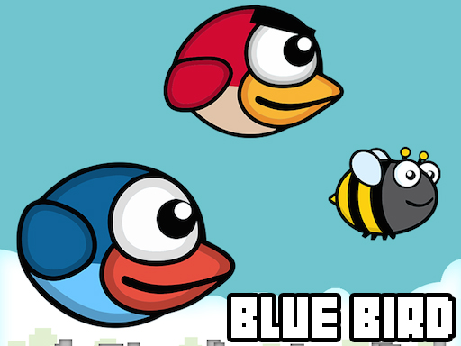 Flying Blue Bird - free online Browser game