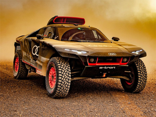 Audi RS Q Dakar Rally Puzzle - free online Browser game