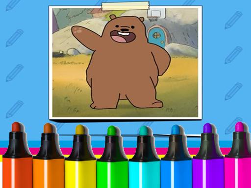 We Bare Bears: How to Draw Grizzly - free online Browser game