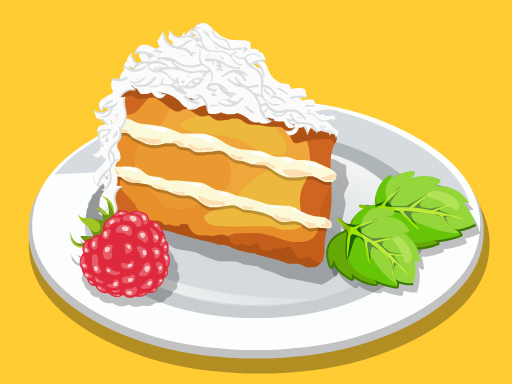 Almond coconut cake - free online Browser game