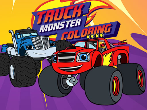 Blaze Monster Truck Coloring Book - free online Browser game