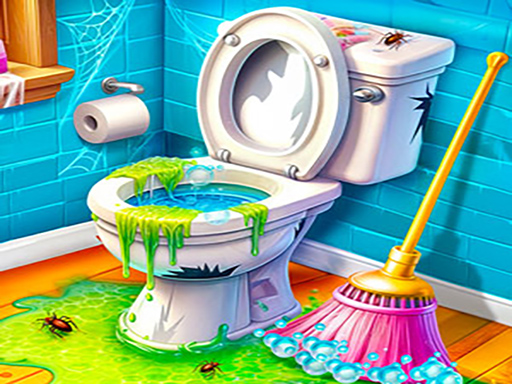 Sweet Baby Clean House - free online Browser game