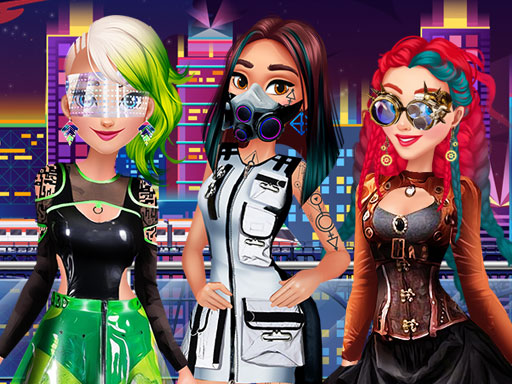 Cyberpunk City Fashion - free online Browser game