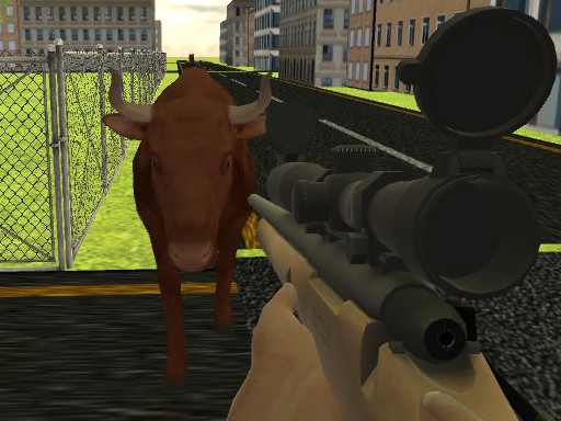 Angry Bull Shooter - free online Browser game
