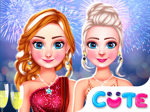 Frozen Princess New years Eve - free online Browser game