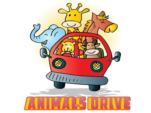 Animals Drive Jigsaw - free online Browser game