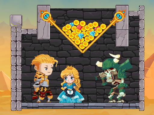 Hero Rescue: Pull The Pin - free online Browser game