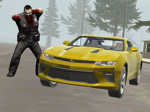 Suburbs Zombie Driving - free online Browser game