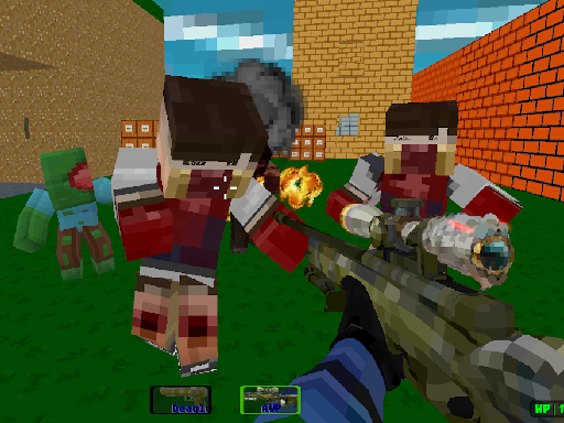 Blocky Combat Swat Zombie Survival 2022 - free online Browser game