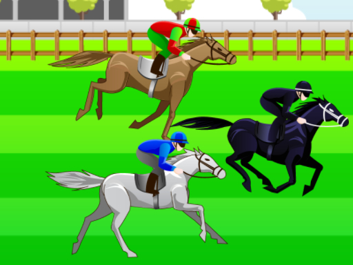 Horse Racing 2D - free online Browser game