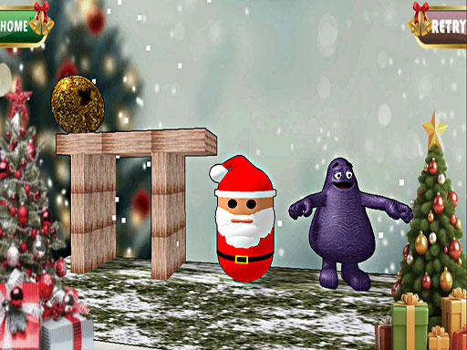 Santa Claus Meet Grimace - free online Browser game