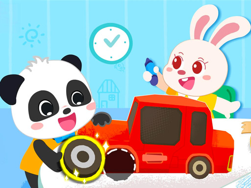 Baby Panda Kindergarten - free online Browser game