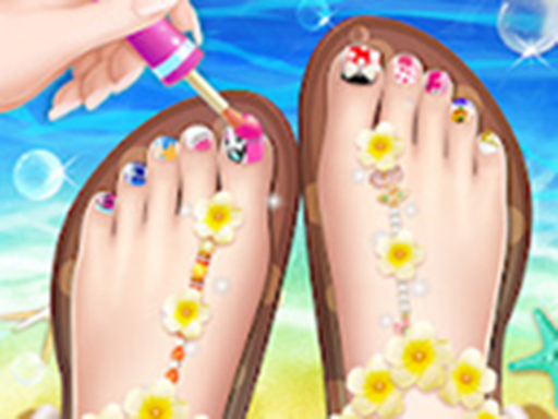 Beautiful Toenail Salon - Pedicure Game For Girls - free online Browser game