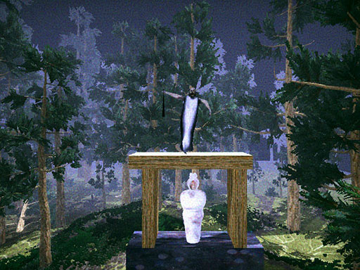 Pocong found Kuntilanak night horror - free online Browser game