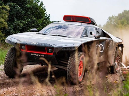 Audi RS Q Dakar Rally Slide - free online Browser game