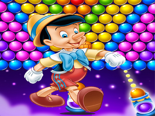 Play Pinocchio Bubble Shooter Games - free online Browser game