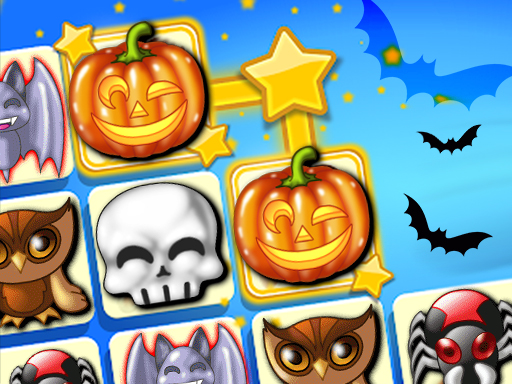 Halloween Connect Puzzle - free online Browser game