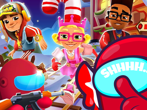 Amoung us - Subway Surfers - free online Browser game