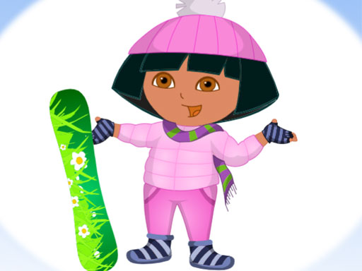 Dora Ski Dress up - free online Browser game