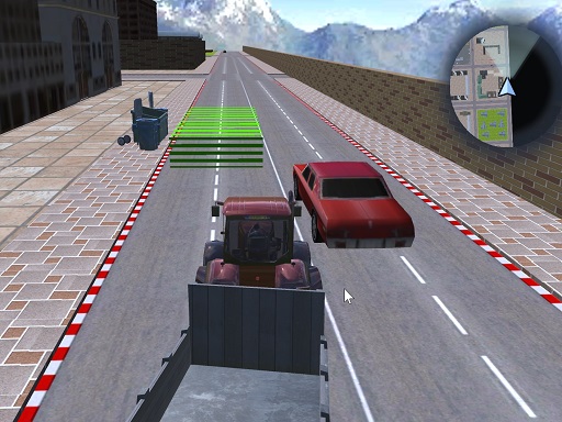 Tractor Driving Garbage collect - free online Browser game