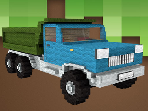 Minecraft Truck Jigsaw - free online Browser game