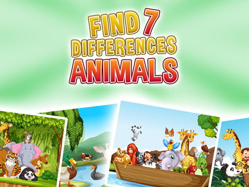 Find 7 Differences - Animals - free online Browser game