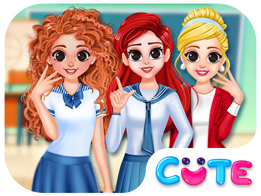 BFF Princess Back To School - free online Browser game