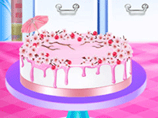 Cherry Blossom Cake Cooking - Food Game - free online Browser game