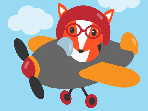 Cute Planes Coloring - free online Browser game