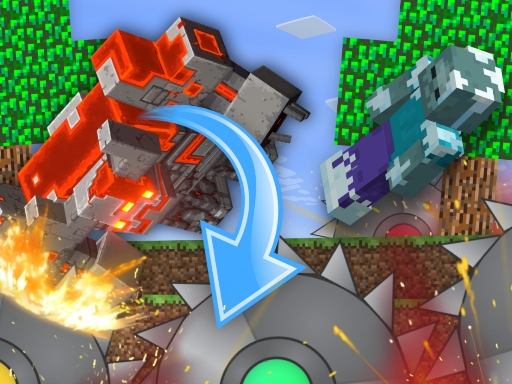 The Mobs Farm in Mineblock! - free online Browser game