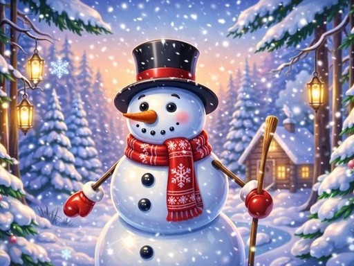 New Year Puzzles - free online Browser game