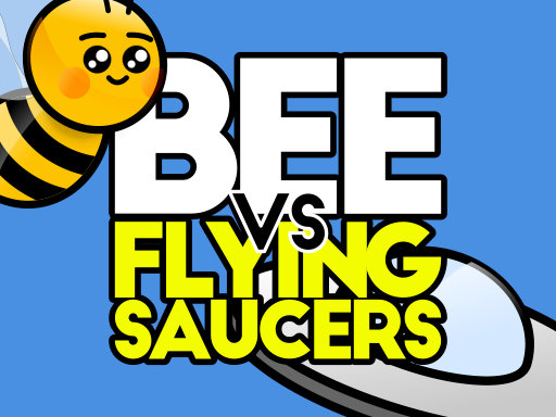 Bee vs flying saucers - free online Browser game